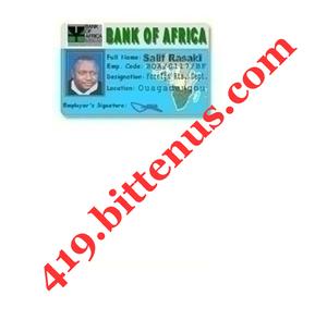 419DR SALIF BANK IDENTITY CARD